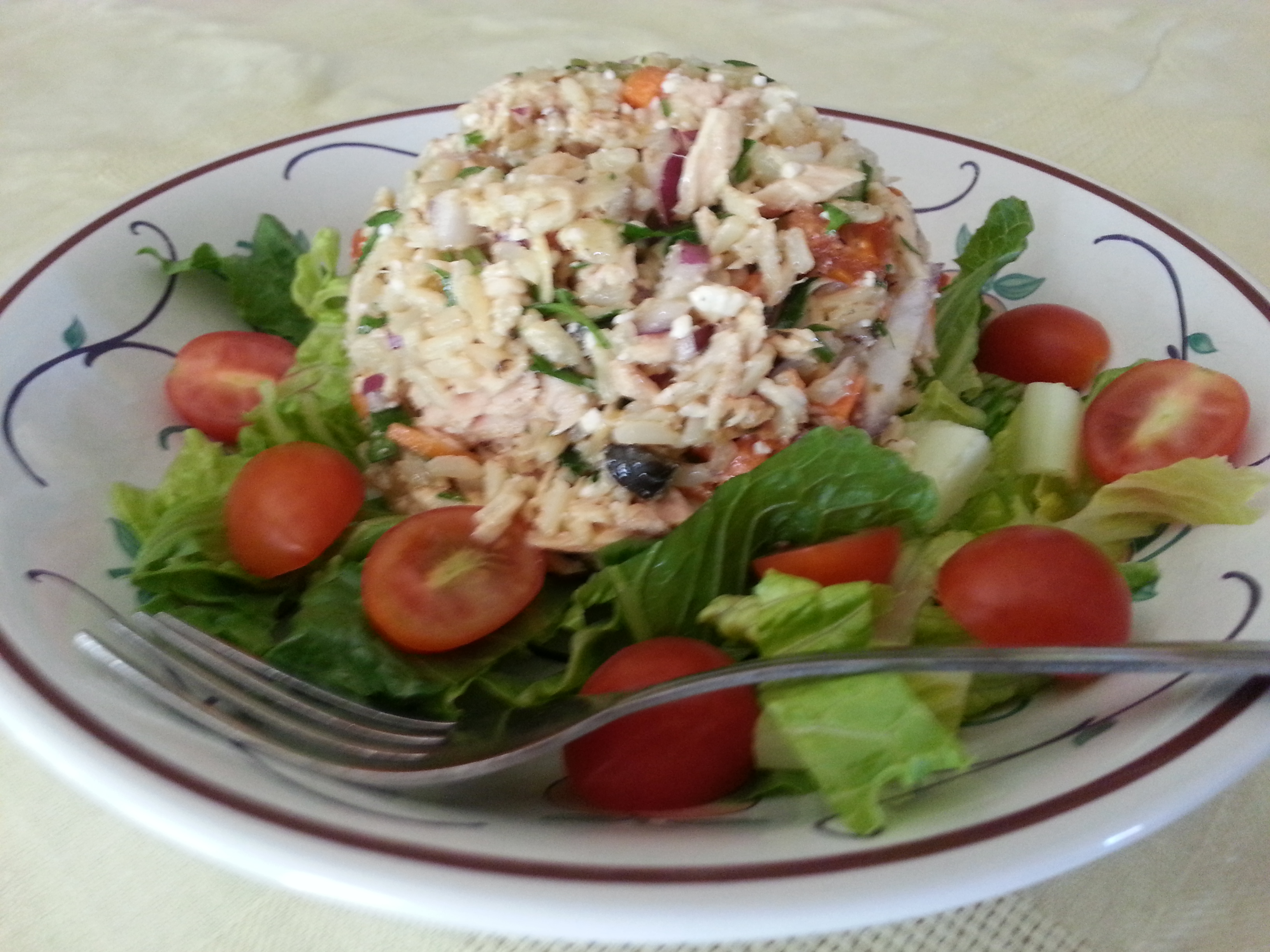 A New Take on Salad . . .  With Brown Rice