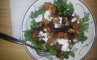 Spicy Butternut Squash Salad